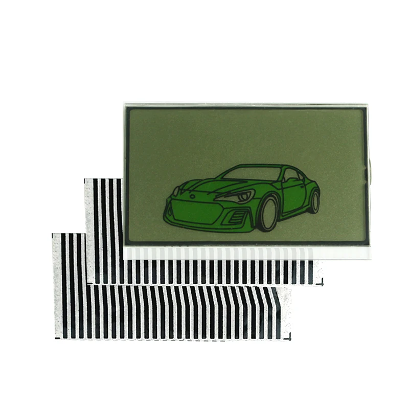 mobicar 2 Lcd Display Zebra Stripes for Alarm SHER-KHAN 1 with auto start UAZ two way remote controller LCD Transmitter | Автомобили и