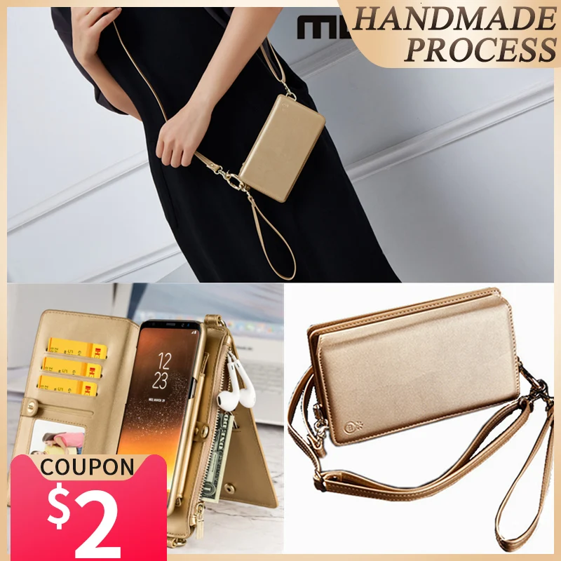 Musubo Brand Fashion Girls Flip Luxury Leather Case For Samsung Note 8 holster Cover for Galaxy S8 Plus + wallet phone bag cases | Мобильные