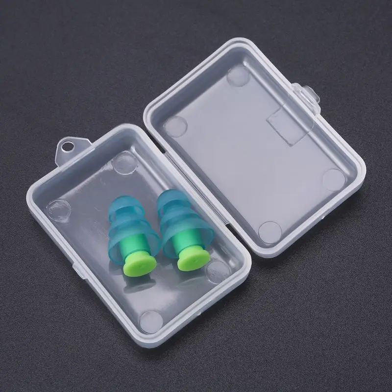 1 Pair Silicone Earplugs Noise Cancelling Reusable Ear Plugs Hearing Protection Newest Drop Shipping - Famidy.com