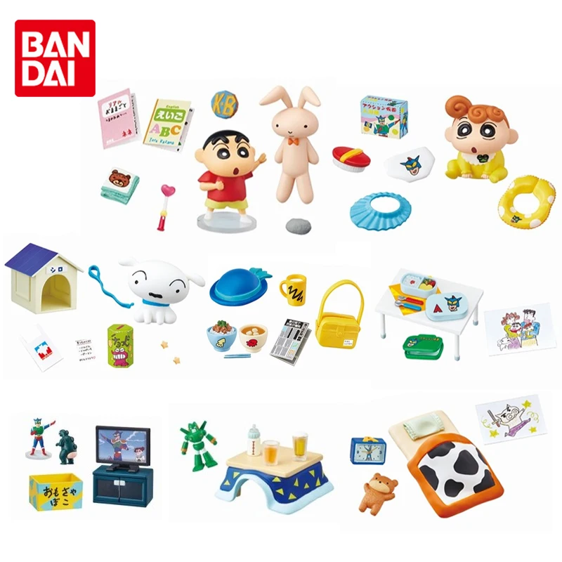 Оригинальные игрушки Bandai Crayon Shin-chan для детского сада | Игрушки и хобби