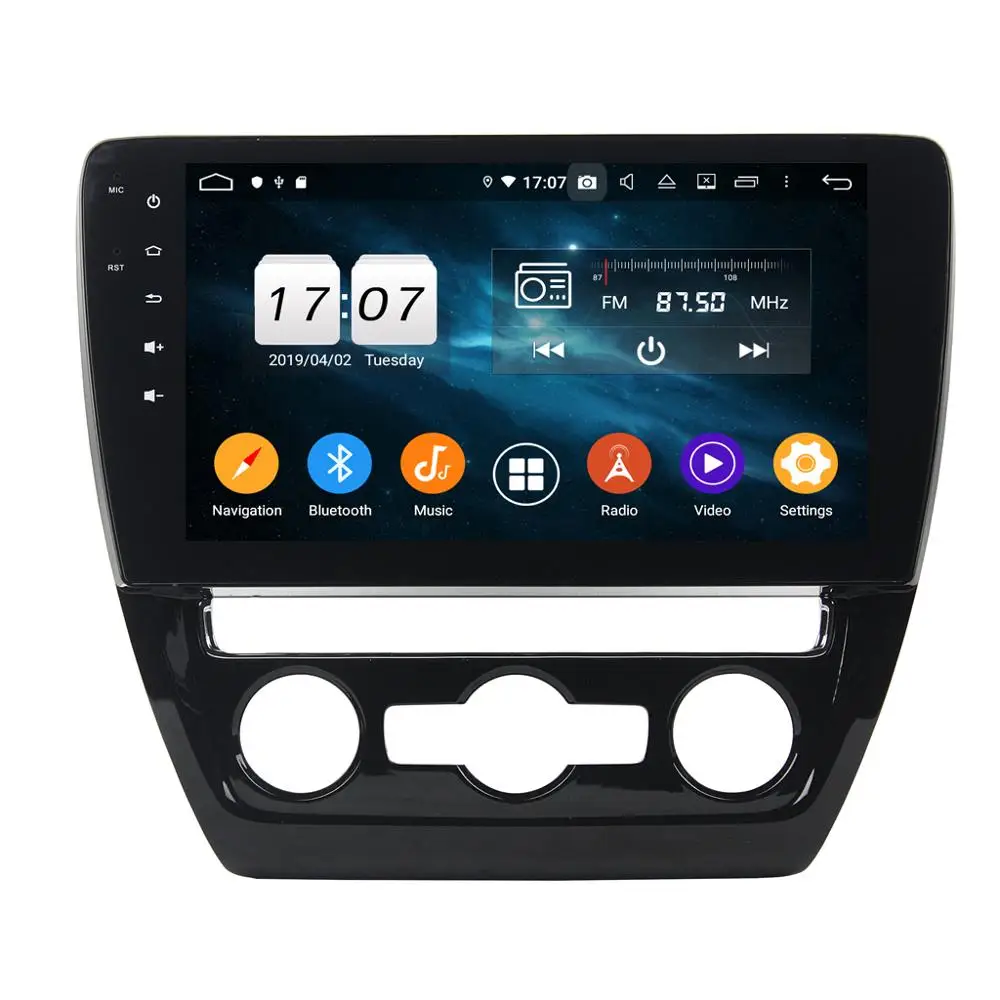 Perfect Android 9 With DSP IPS For VW Sagitar 2015 2016 Full Touch Scree Car radio video player Multimedia GPS navigation accessories 2