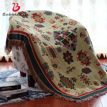 

Bubble Kiss Classical Style Sofa Throw Blanket Fashion Personality Cloth Geometric Sofa Towel Blanket Home Dust Proof Blankets