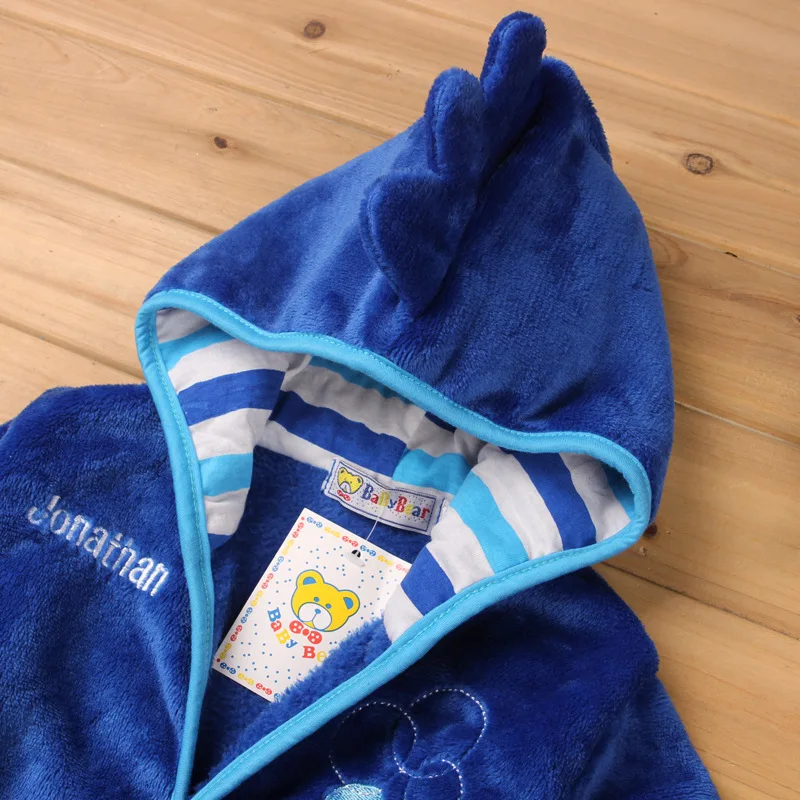 BOY'S Girls' Bathrobe CHILDREN'S Cartoon Bathrobe 2-Color Home Women's Robes