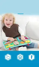 

Children Busy Disc Buckle Montessori Toy Baby Button Zipper Lace Training Tool Toy Children's Educational Development Game