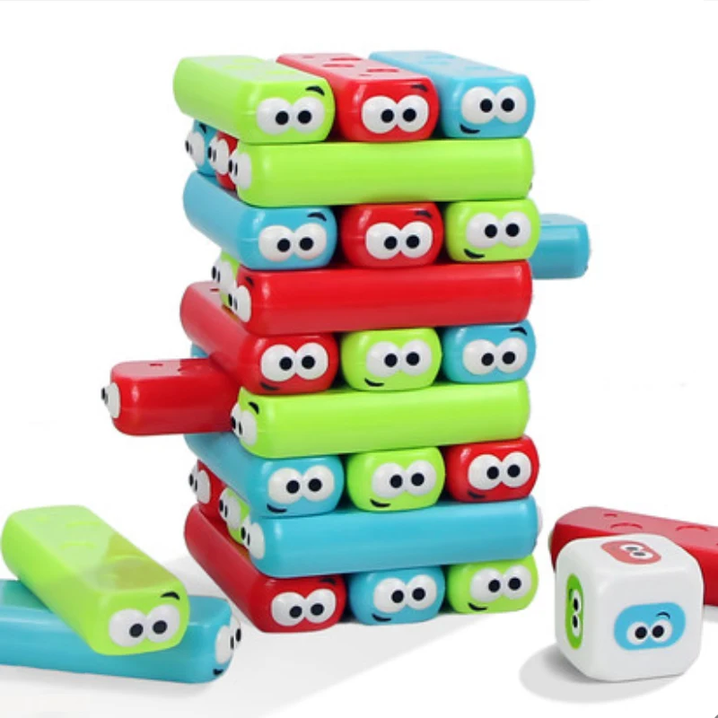 

Classic Fun Board Game Toy Stacking Fun Pumping Blocks Children Adults Layered High Blocks Puzzle Interactive Game