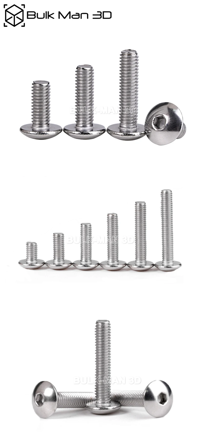 HD0029B M3 Button Head Screw Stainless Steel show