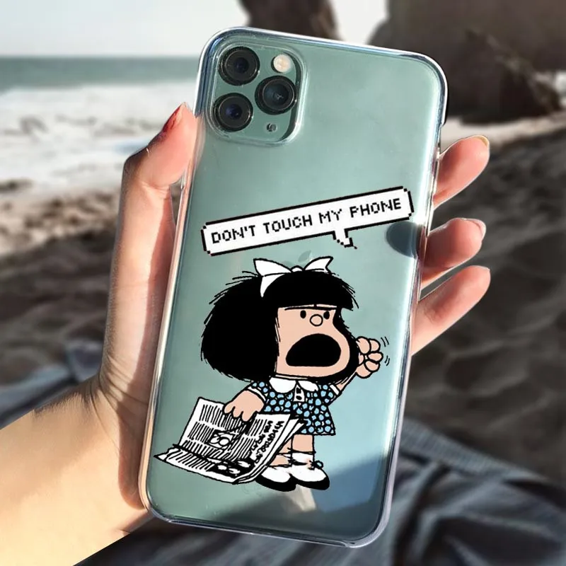 Mafalda чехол с изображением классических картин мобильный телефон для iPhone 12 11 Pro Max X