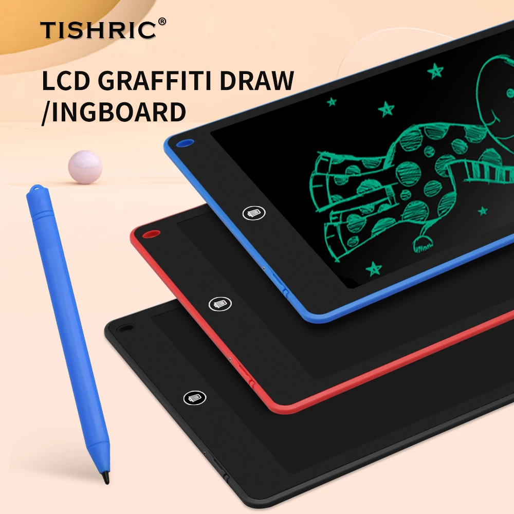 Tishric Lcd Writing Tablet 12 inch Electronic Blackboard With Stylus