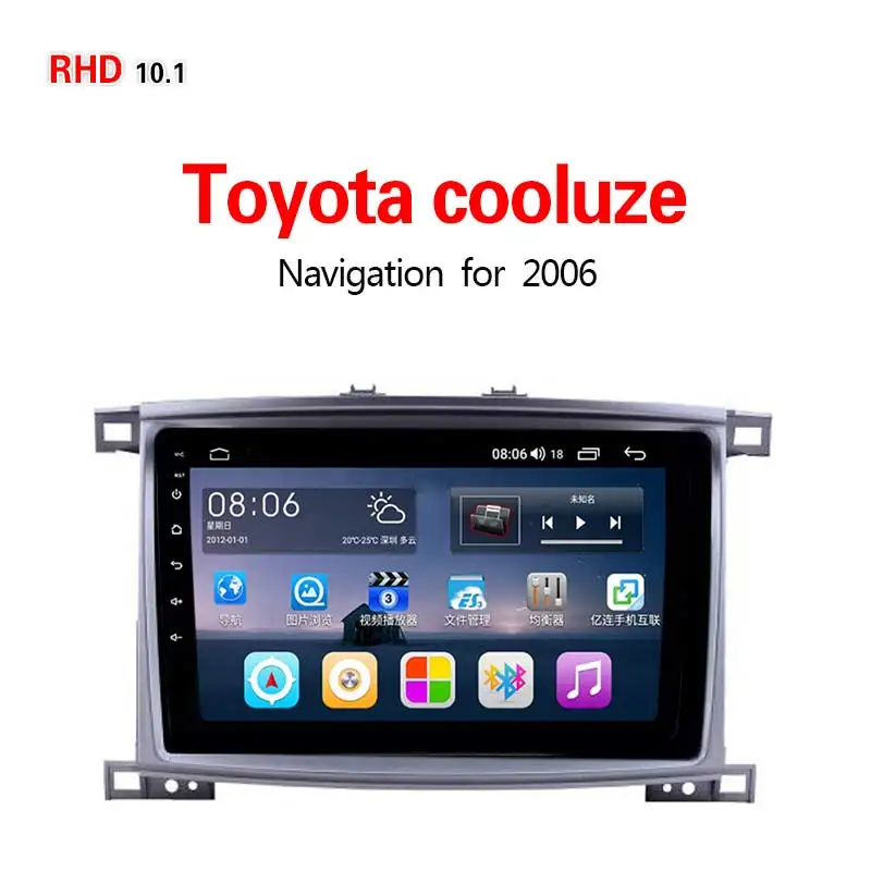 Lionet gps навигация для автомобиля Toyota cooluze 2006 10,1 дюймов RT1077Y - Размер экрана, дюймов: 4G8core4G32G