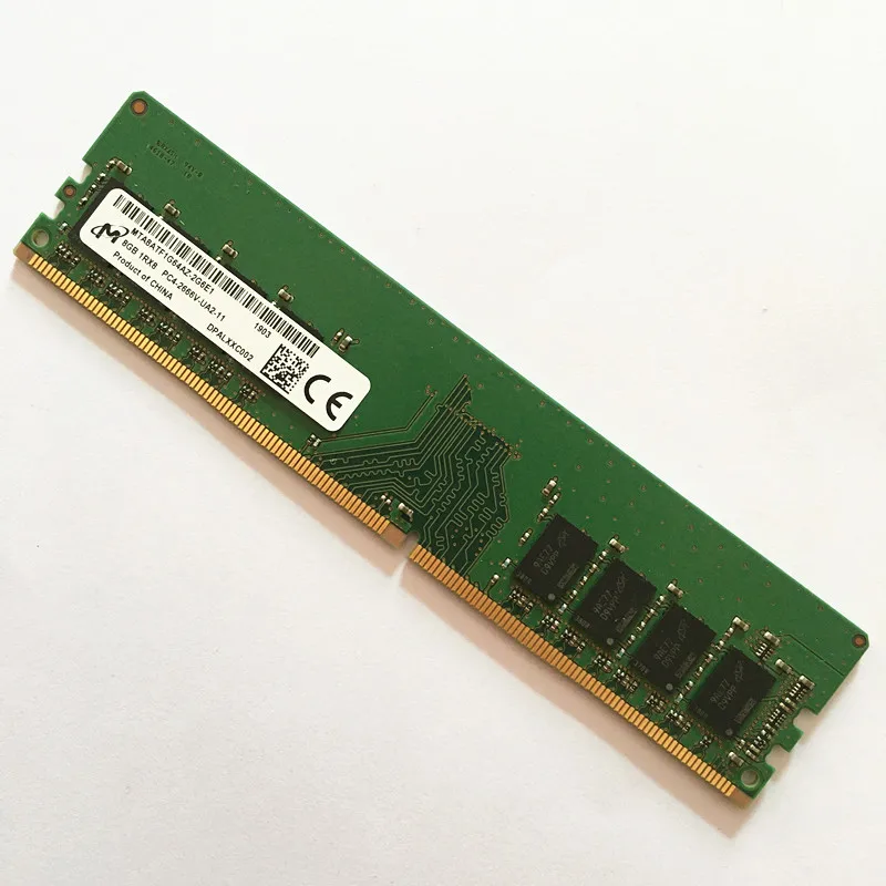 Micron 1R×8 PC4-2666T-UA2-11メモリ 8GB DDR4 Memória RAM para laptop Micron 8GB DDR4 1Rx8 PC4-2666V-SA2