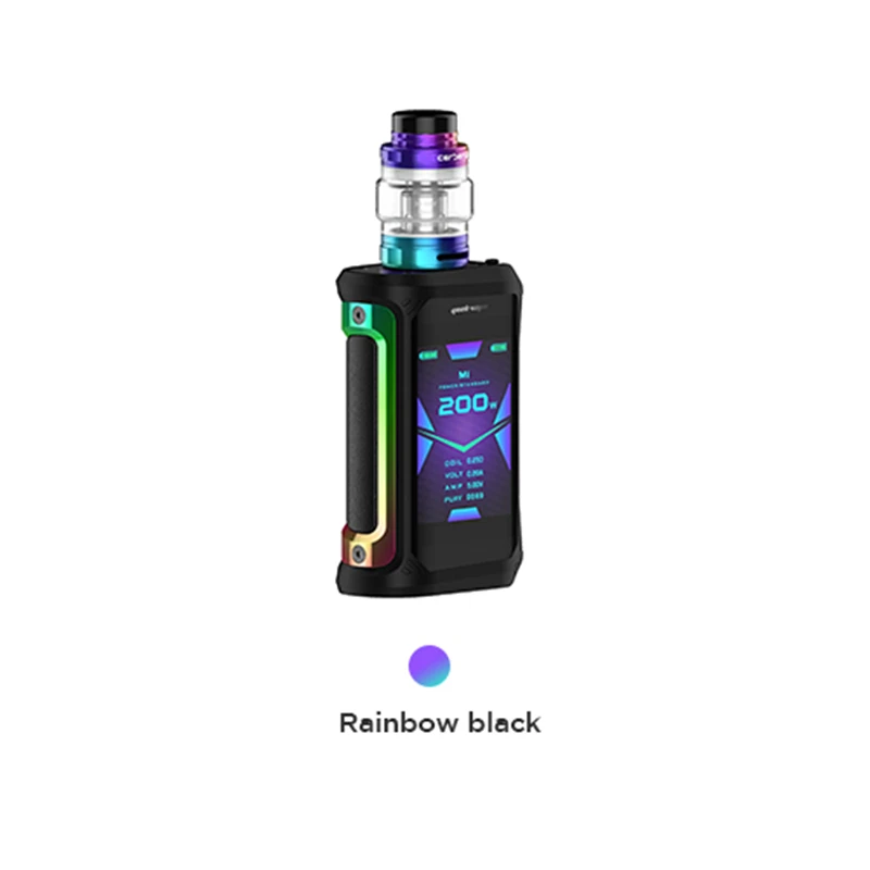 Новый Geekvape Aegis X vape Комплект 200 Вт Box Mod и 5 мл распылитель как 2 0 Чипсет электронная