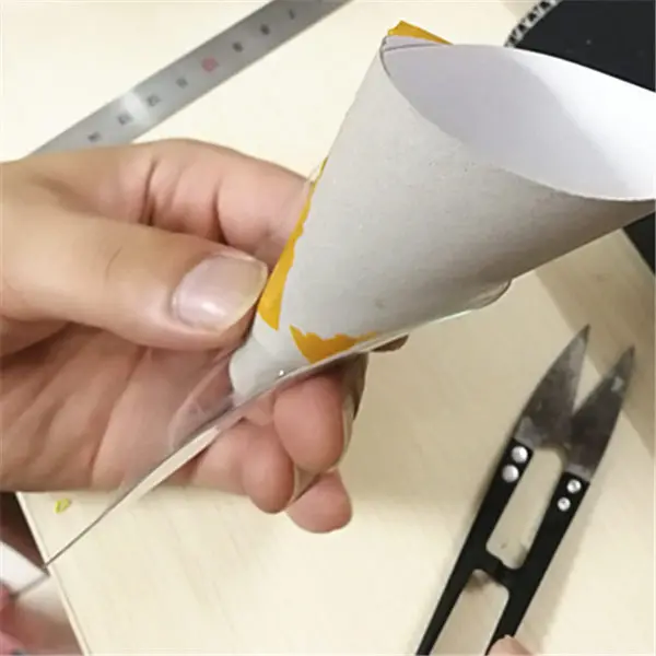 10pcs/lot 9.5*12.5cm PVC Transparent sealed shaker sleeve pouch DIY bow Polymer Sequins Accessories Decoration