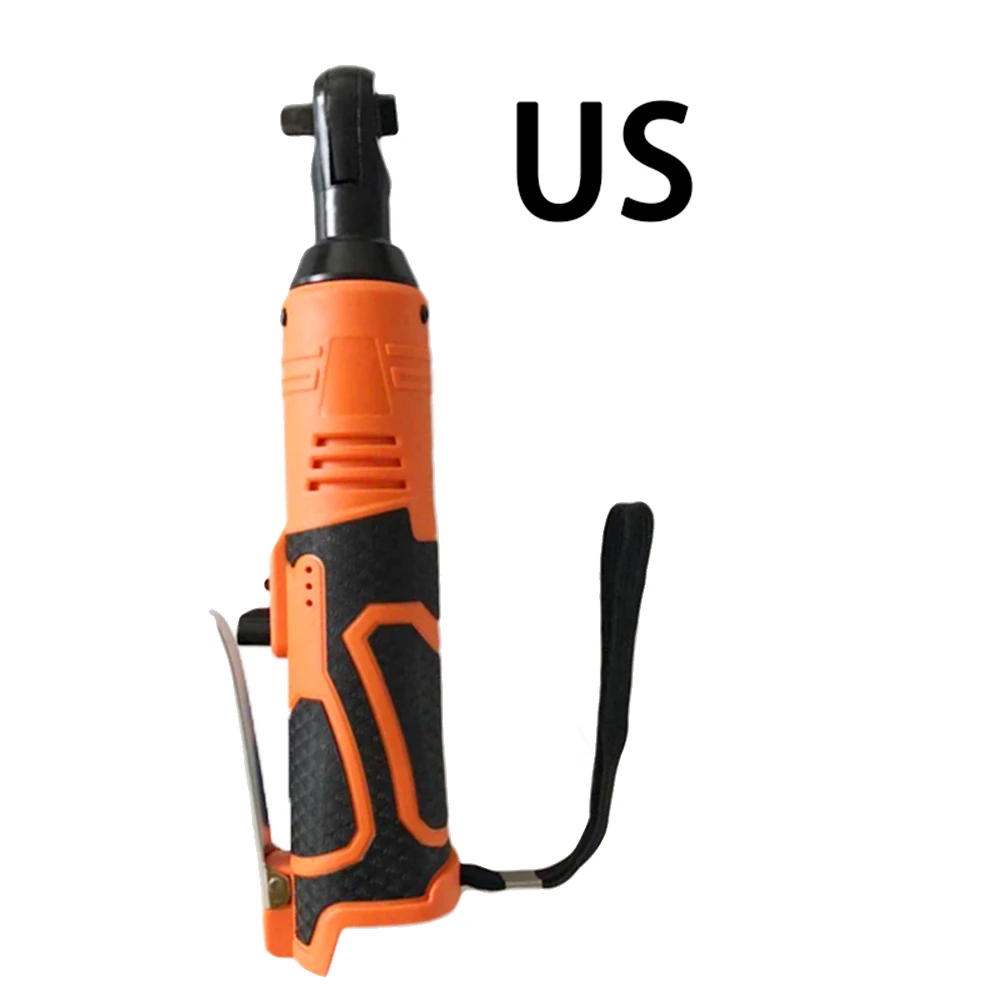 25V 90N. m 3/8 ''перезаряжаемый Электрический беспроводной Трещоточный ключ набор инструментов зарядное устройство электрический ключ с трещоткой светодиодный светильник без аккумулятора