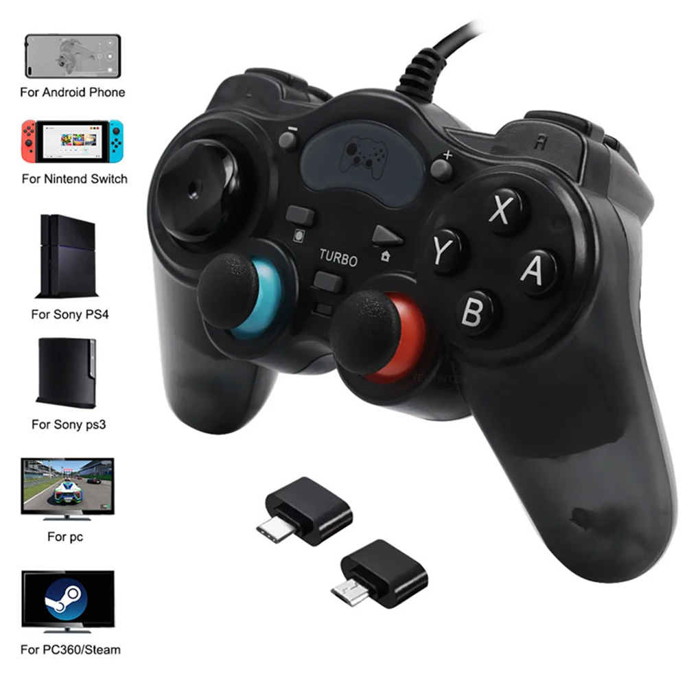 Bijproduct uitzondering diep Wired Game Controller For Ps3/ps4/switch/pc/steam Console Joystick Gamepad  Joypad Game Accessories - Gamepads - AliExpress