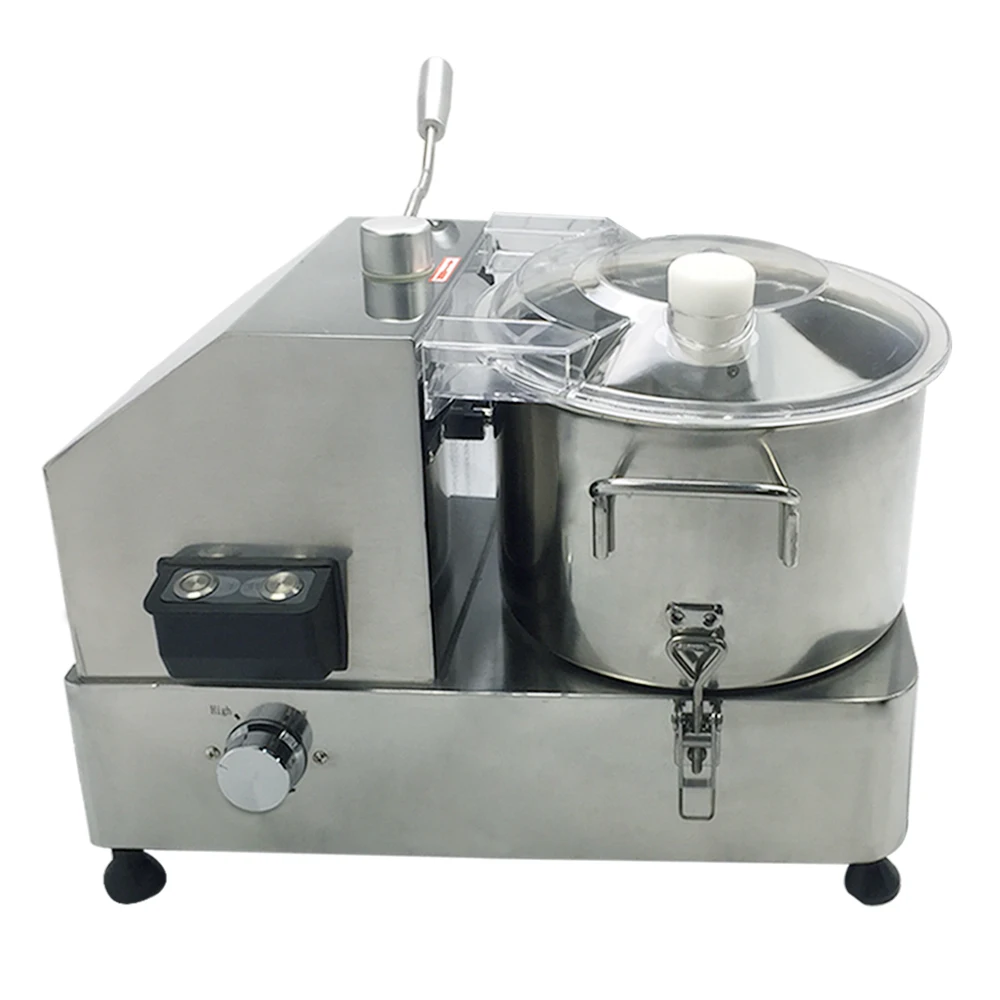 

220V Durable Meat Cutting Machine Desktop Type Meat Slicer Stainless Steel Food Processor Meat Grinder