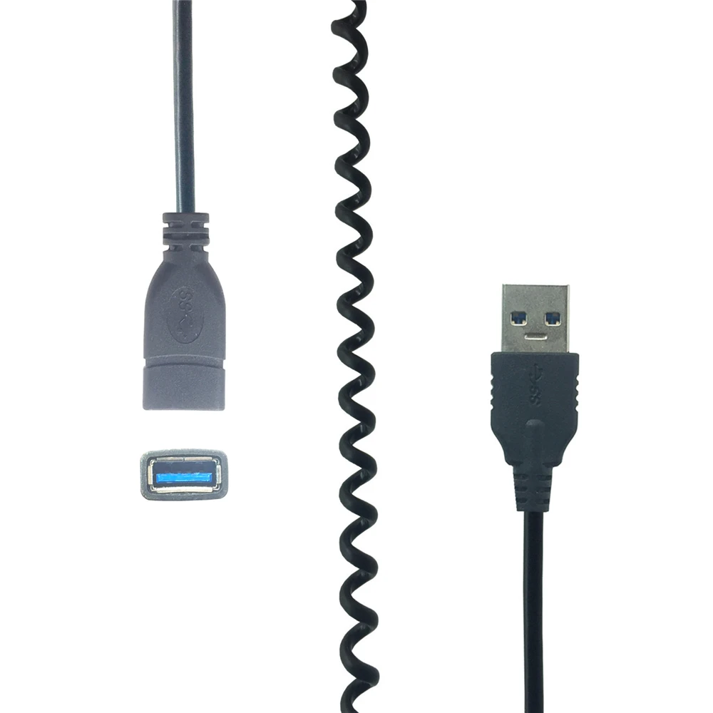 USB 3 0 выдвижной кабель удлинитель штекер гнездо пружинный шнур для передачи