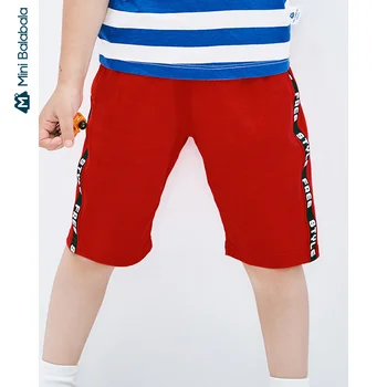 

Mini bala Children pants boys loose pants summer sports pants cotton five-point pants running pants thin section