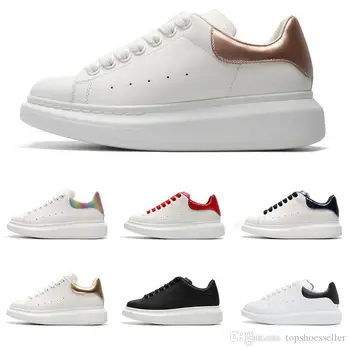 

Leather Suede Casual Sneakers Silver Mens Fashion Shoes Grey Chaussures Spring 2020 Platform Men Women Black White Blue Advanced