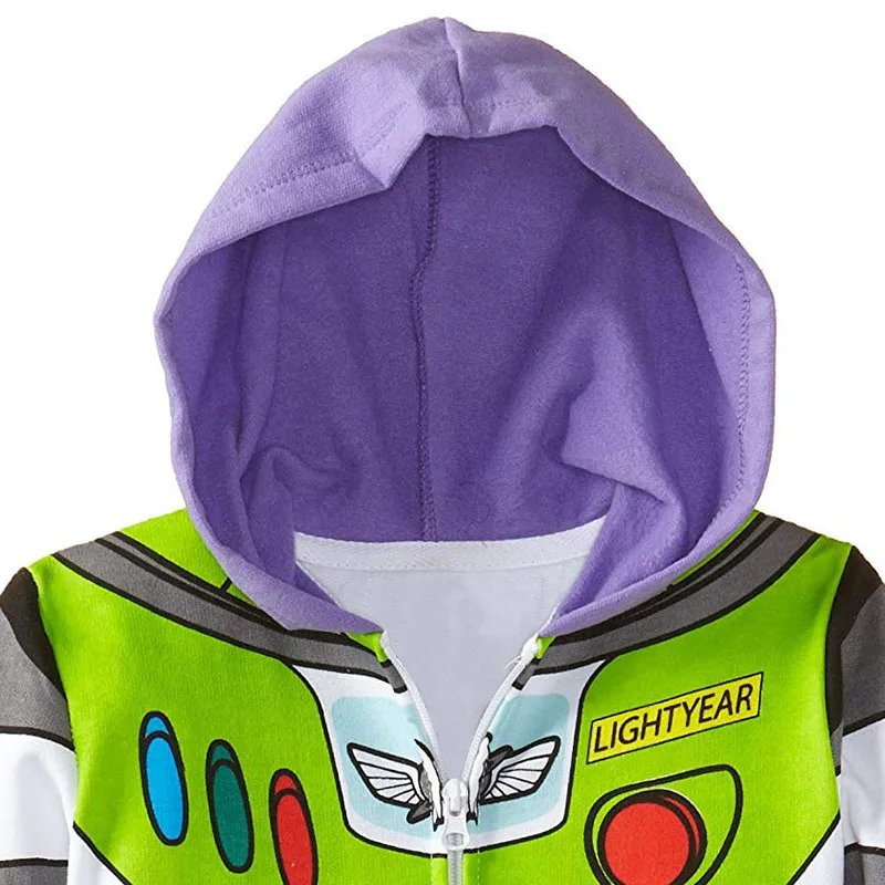 Детский костюм Базз Лайт толстовки косплей фильм История игрушек ковбой Вуди