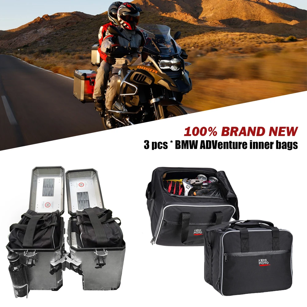 Мотоциклетные сумки для багажа для BMW R1200GS Adv черные Внутренние Сумки R 1200 GS adventure с водяным охлаждением 2013