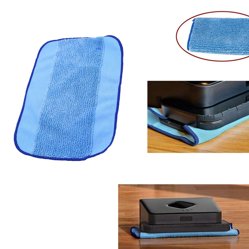 NEW-12Pcs Microfiber влажные Чистка уборка пусковая площадка ткани для салфетки для робота-пылесоса iRobot Braava 380 380 т 321 320 мята 5200C 5200 4200 4205 и свободного Клио