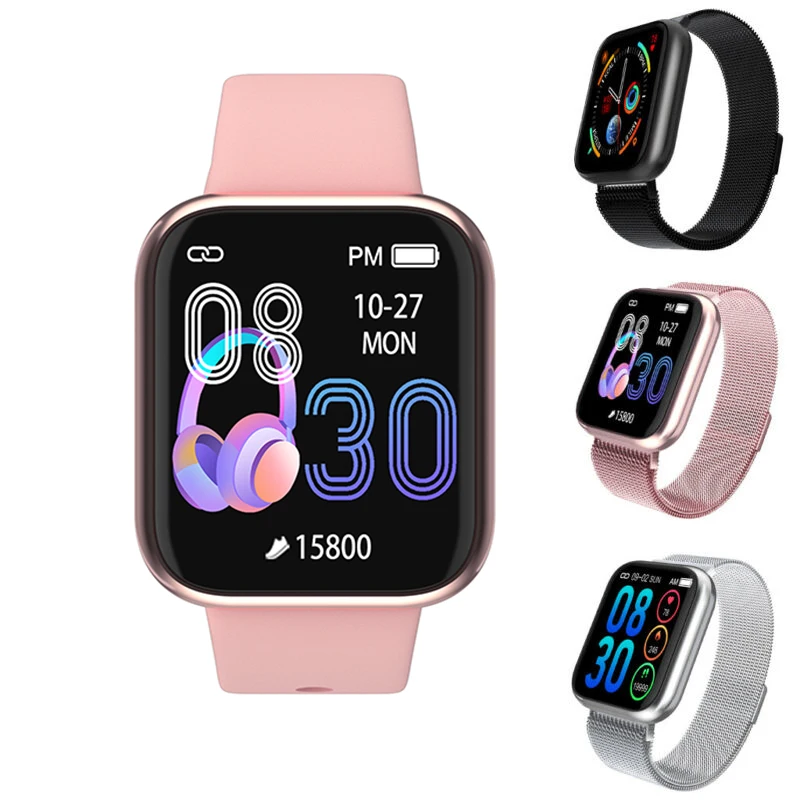 Женские водонепроницаемые Смарт-часы P70 P68 Plus Bluetooth Smartwatch для Apple IPhone Xiaomi монитор сердечного ритма фитнес-трекер