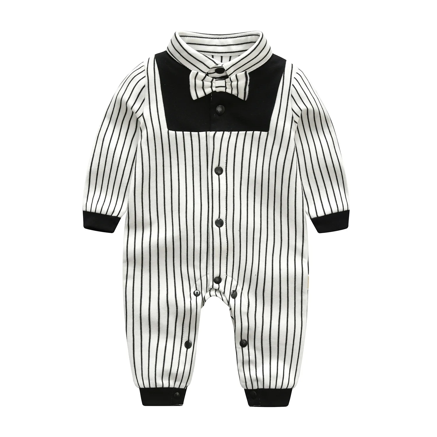 

Baby Boy Winter Clothes Spring Autumn Striped Long Sleeve Cotton Baby Boys Onesie Costume Thanksgiving Gifts
