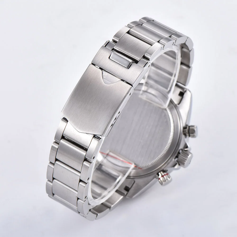 Watch new VK64 men's chronograph quartz 41 mm watch stainless steel case bracelet multi-function watch D312