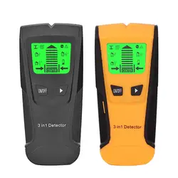 Metal Finder Wood Studs Detector AC Voltage Live Wire Detect Wall Scanner 3 in 1 Metal Detector Finder Wood Studs Detector Tools