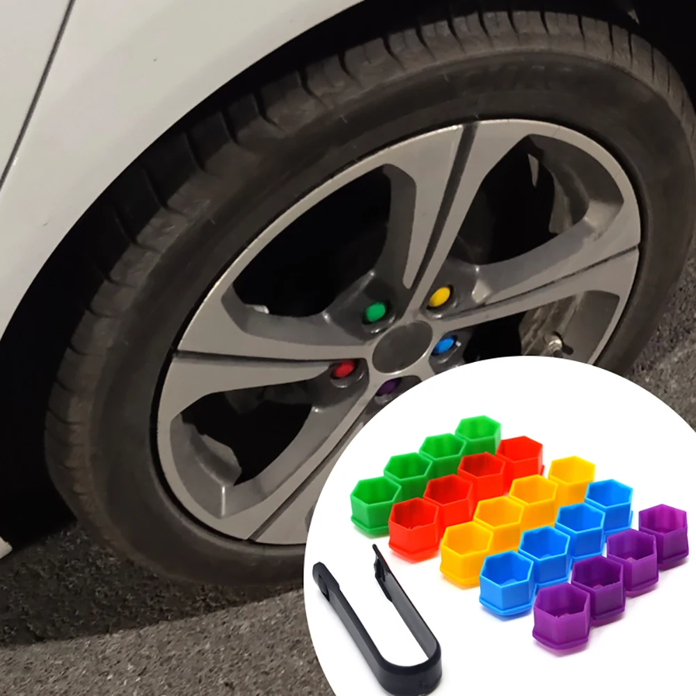 Car Wheel Nut Caps Cover Center Protection for Alloy Wheel Bolt Caps 19mm 17mm 21mm Car Tyre Nut Bolt Exterior Decoration 20pcs,wheel nut caps,wheel nut covers,bolt nut covers,auto accessories,car accessories