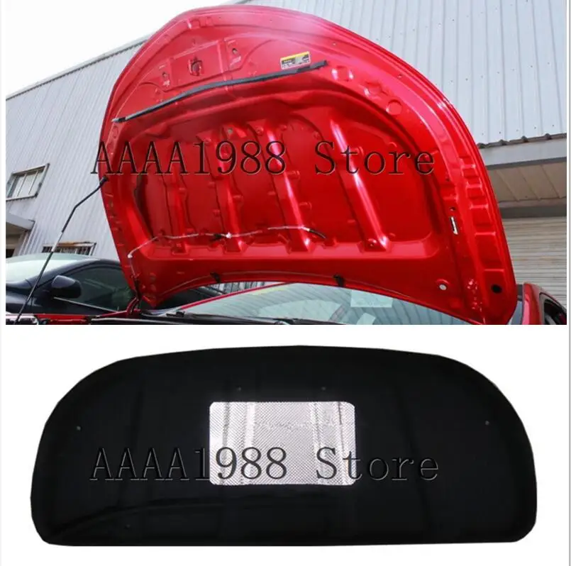 Car Front Hood Engine Sound Heat Insulation Cotton Pad Soundproof Mat Cover Toyota Corolla 2014 2015 engine hood insulation mat