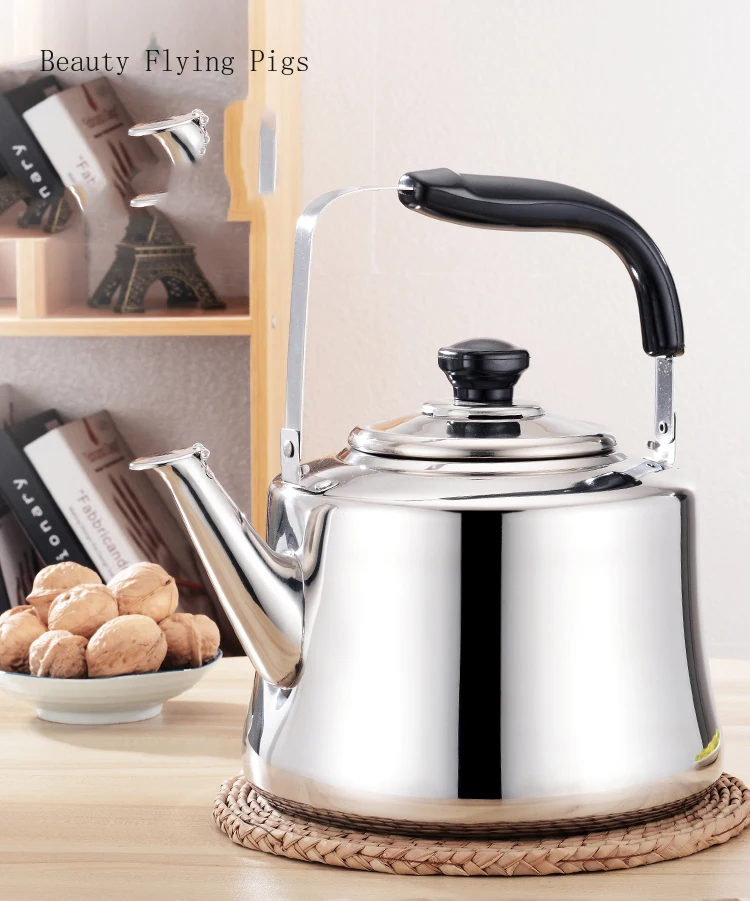 Прямые продажи из нержавеющей стали толстостенный чайник газовый свисток с