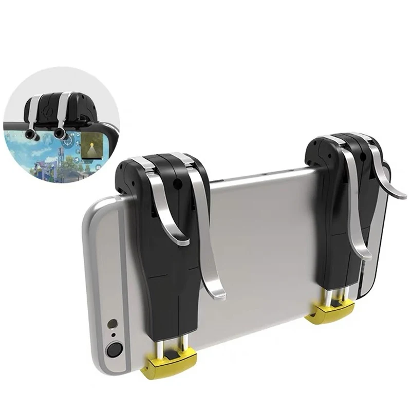  Pubg Mobile Gamepad Pubg Controller for Phone L1R1 Grip with Joystick / Trigger L1r1 Pubg Fire Butt