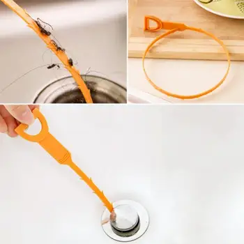 

1pcs Household Drainage Tank Barb Cleaner Outlet Kitchen Sink Drain Pipe Dredge Hair Cleaning Hook