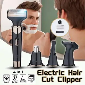 

Professional Nose Hair Trimmer 4 In 1 Multifunctional Rechargeable Shaver Clipper Ear Nose Facial Hair Trimmer