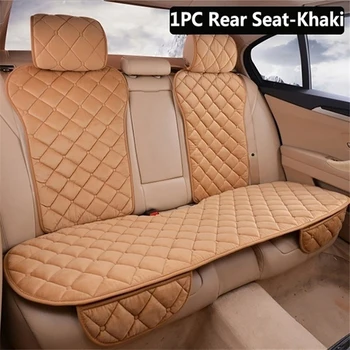 

Universal Plush Car Front & Rear Seat Cover Embroidered Pad Backrest Seat Cushion Breathable Mat Auto Interior Accessories