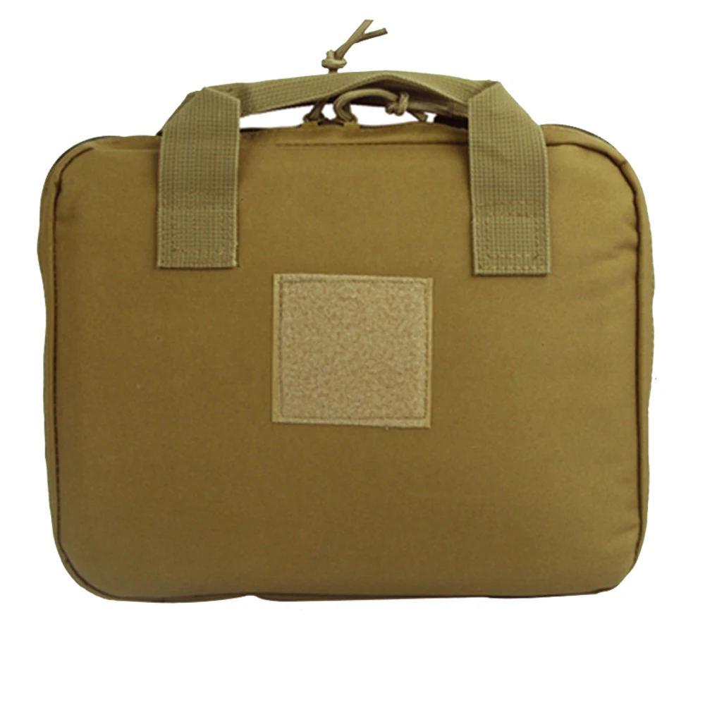Tan 1" тактический нейлон пистолет Carry Bag Портативный Военное Дело пистолет чехол мягкий прочный Пистолет Журнал Чехол - Цвет: Tan