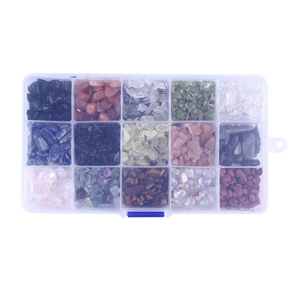 

15PCS/Box Fashionable Colorful Natural Rough Fluorite Crystal Small Size Fluorite Quartz Crystal Stone