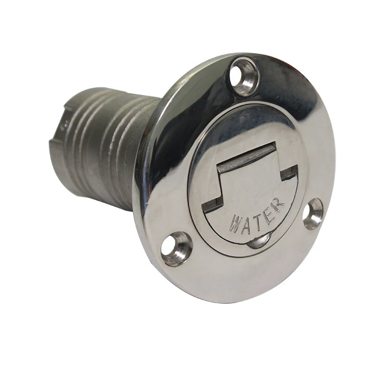 

38mm 1-1/2 Inch Marine Hardware Stainless Steel Boat Deck Oil Fill Cap Water Hatch Filler Port Gas Fuel Tank Ports Accessories