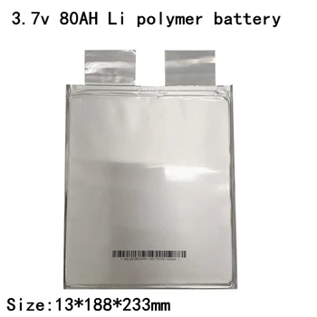 

5pcs New ternary power 3.7V80AH 60AH polymer lithium battery large capacity single tricycle 60V48V