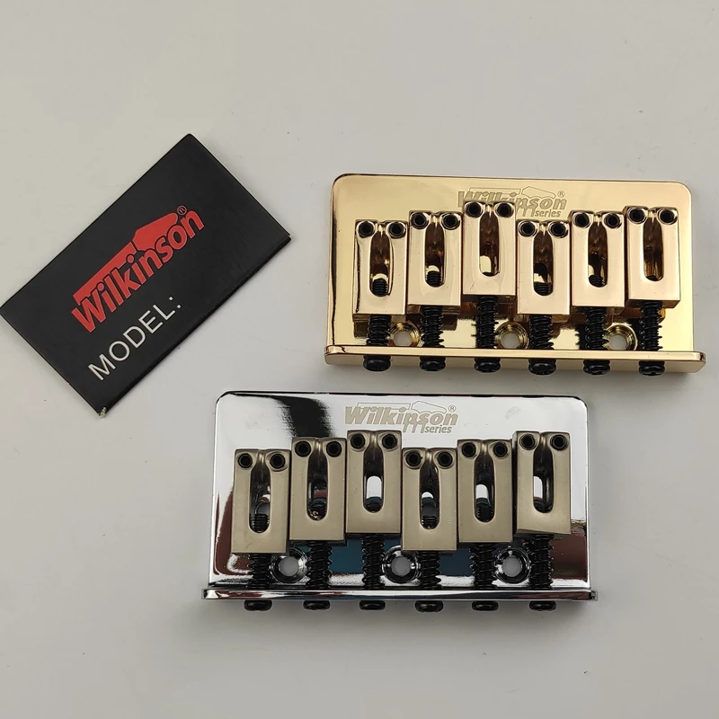 Wilkinson WOF01 Electric Guitar Fixed Bridge String Thru Bridge Steg ...