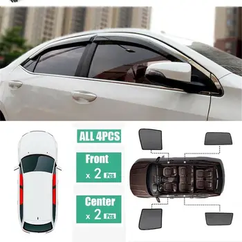 

For Toyota Corolla 2014-2018 4Pcs Windows Sunshade Ray Protector Mesh Block Privacy Visor