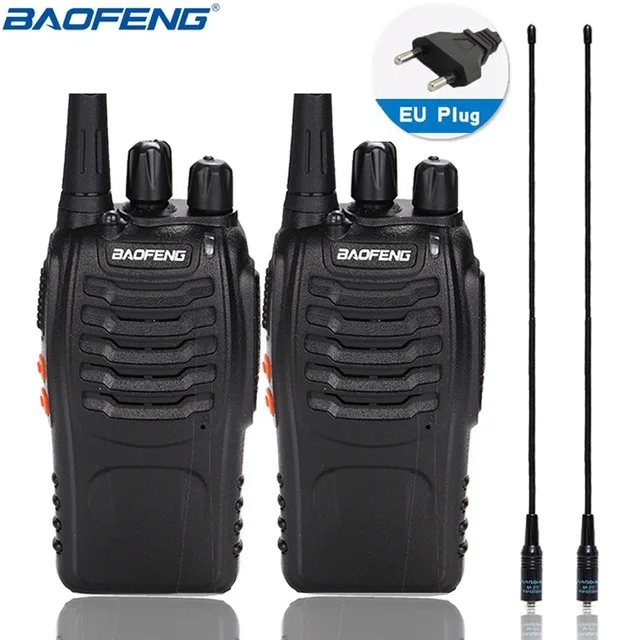 eu plug 771 anten 2 шт Baofeng BF-888S мини иди и болтай Walkie Talkie “иди и Портативный радио CB радио BF888s 16CH UHF Comunicador передатчик трансивера - Цвет: eu plug 771 anten