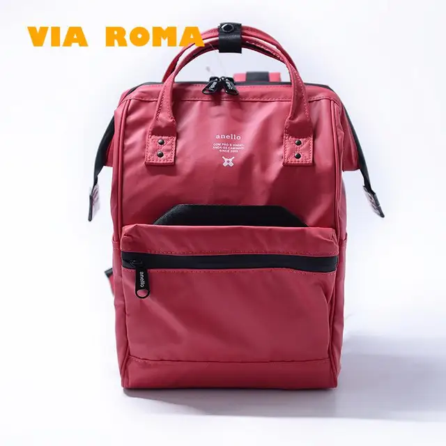 Women Large Capacity pvc Waterproof backpack 2022 College School Bag Anti Theft laptop bag Outdoors Travel Rucksack Two Size Burgundy
