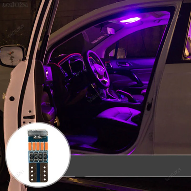 Автомобильная светодиодная лампа для чтения салона автомобиля, Модифицированная крыша, лампа освещение салона с двойным наконечником, свет багажника CD50 Q04 - Испускаемый цвет: E