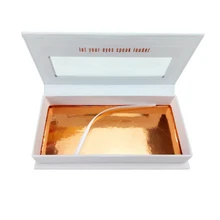 Заказной круглый индивидуальный ярлык Ресницы упаковка чехол с прозрачным окном- PX2067