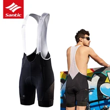 Santic велошорты для мужчин Pro MTB шорты для езды на велосипеде итальянские Мягкие Летние осенние дышащие быстросохнущие Ciclismo велосипедные шорты