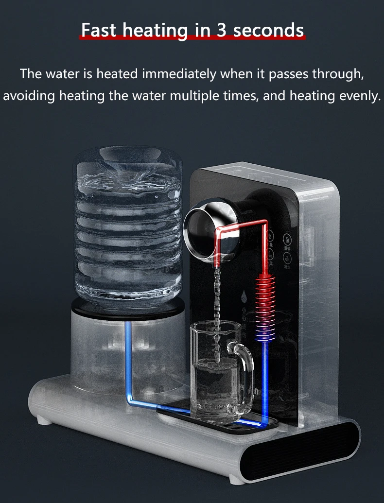 Dmwd doméstico dispensador de água elétrico aquecedor