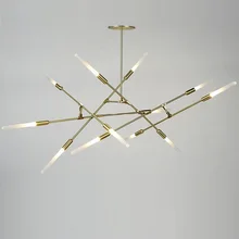 LukLoy Led люстра подвесные светильники ресторан филиал потолочное подвесное Освещение Крытый современный Led дерево кулон Крепление для люстры