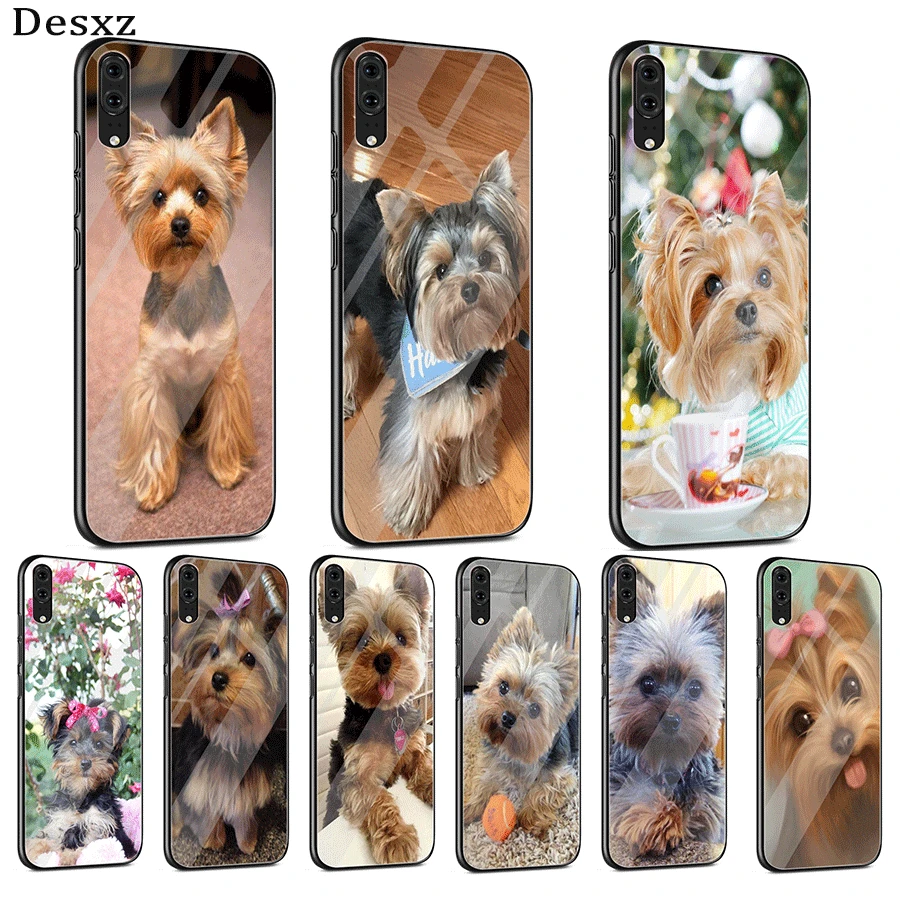Новый стеклянный чехол для телефона йоркширского терьера Huawei Honor 7A Pro 8X 9 Lite 10 |
